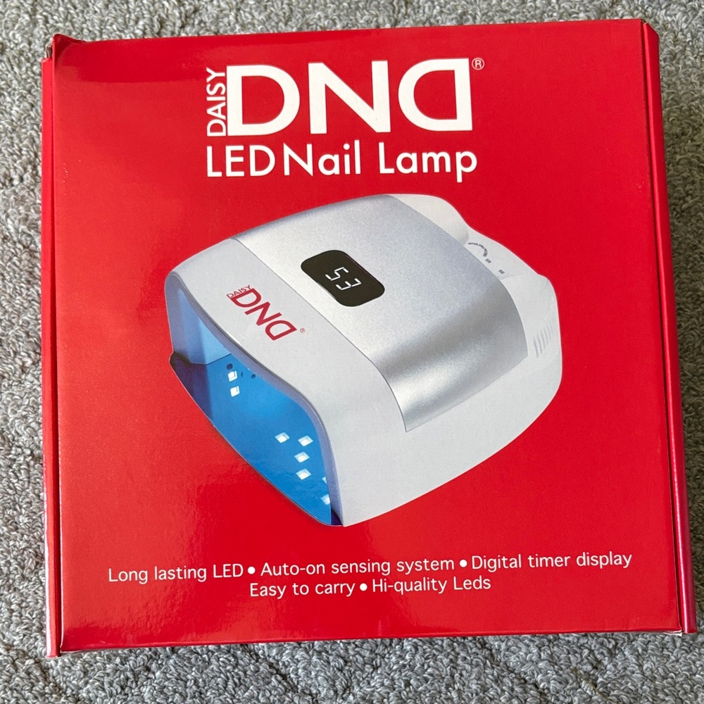 DND LED Nail gel Lamp - White with Blue Interior used once!!